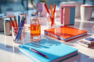 Accessoires variés pour stylo 4 couleurs personnalisé et stylé