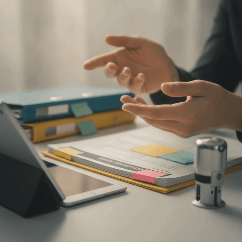 Validation de commandes sur tablette avec documents papier illustrant la comparaison entre solutions IA et OCR