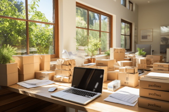 Différents types d'enveloppes pour l'envoi de colis