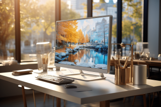 Présentation dynamique avec des graphiques et des animations professionnelles