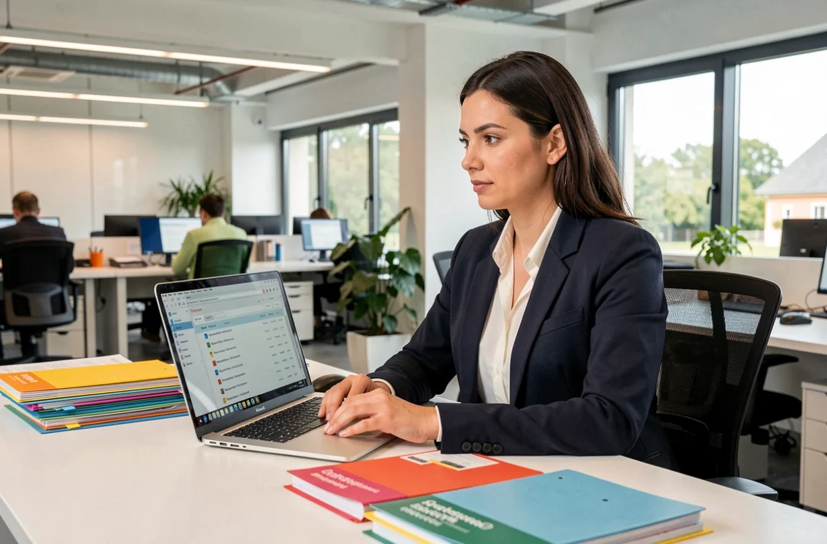 Recruteuse spécialisée par métier consultant des dossiers candidats dans les bureaux de FED