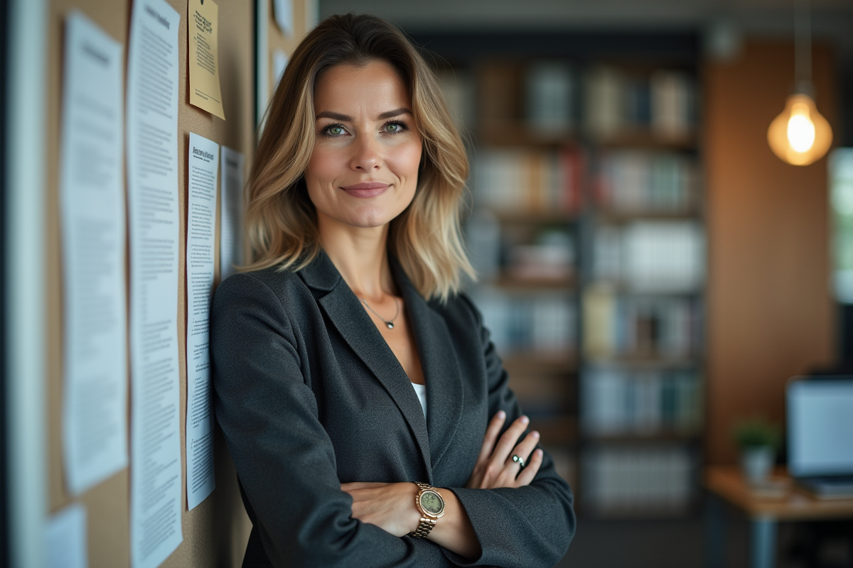 Femme professionnelle près d