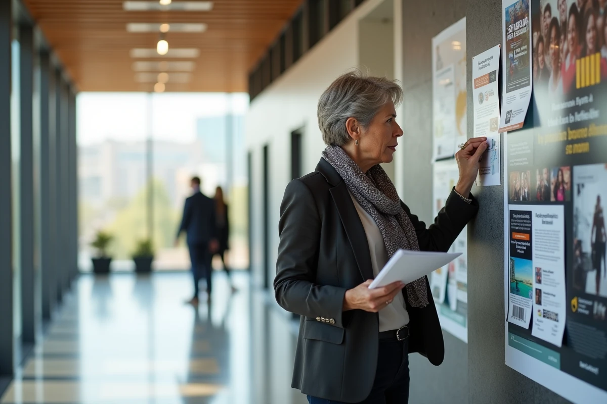 Femme organisatrice d